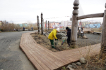 В Дудинке прошел второй общегородской субботник
